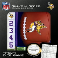 Remekművek hivatalosan Licsenced NFL Minnesota Vikings Shake n ' pontszám kockajáték a kor és fel