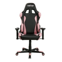 Techni Sport TS-ergonomikus magas hátsó versenyző stílusú játékszék memóriahab üléssel, Rózsaszín