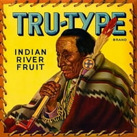 - Írja be az Indian River Fruit címke poszter nyomtatását