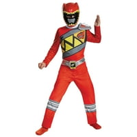 Álcázza A Fiúk Klasszikus Power Rangers Dino Charge Red Ranger Jelmezét-7-8