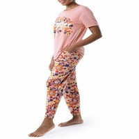 Wrangler női rövid ujjú pamutkeverék pizsama készlet, S-4X méretű