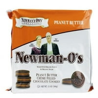 Newman saját Organics Newman-O mogyoróvaj krém töltött csokoládé cookie-k, 13. OZ