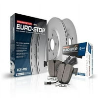 Power Stop Front Euro-Stop ECE-R tanúsítvánnyal rendelkező fékbetét és Rotor készlet ESK2054