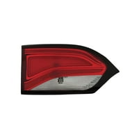 Új CAPA tanúsított Standard csere vezetőoldali belső hátsó lámpa szerelvény, illik 2017-Chrysler Pacifica Van