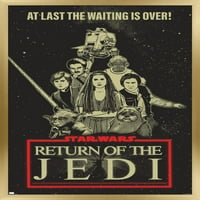 Csillagok háborúja: A Jedi visszatérése - a várakozás túl van a falon poszter, 14.725 22.375 bekeretezve