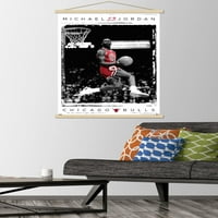 Michael Jordan-Dunk fali poszter mágneses kerettel, 22.375 34