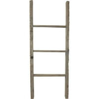 Ekena Millwork 19 W 48 H 1 2 D Vintage Farmhouse Rung Ladder, Barnwood dekoráció kollekció, visszanyert szürke