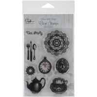 Marion Smith tervezi Mad Tea Party Clear Stamps 4inx6in-tea party