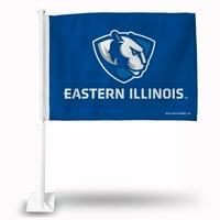 Kelet-Illinois Harci Panthers Ablak Mount 2 Oldalú Autó Zászló