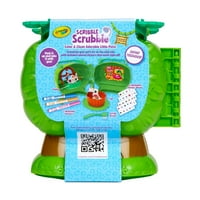 Crayola Scribble Scrubbie Háziállatok Szafari Treehouse Játékkészlet, Színező Készlet, Ajándék, Kezdő Unise Gyermek