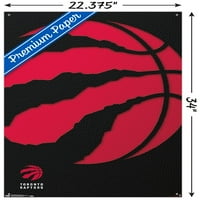 Toronto Raptors-Logo fali poszter Nyomócsapokkal, 22.375 34