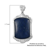 Shop LC Lapis Lazuli Platinum bevonatú pasziánsz medál mágneses női ékszer ajándékok Ct 15.66