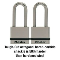 Master Lock 1-3 4 W acél kettős golyóscsapágy reteszelő lakat pk kulcsos egyaránt