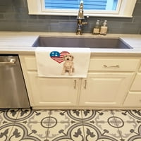 Doodle Fawn hazafias fehér konyhai törölköző készlet
