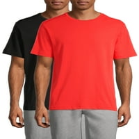 Atlétikai művek férfi és nagy férfi tri keverék póló, 2-csomag, akár 5xl méretű