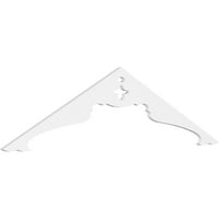 Ekena Millwork 72 W 18 H 1 P hangmagasság Heath építészeti minőségű PVC Gable Pediment