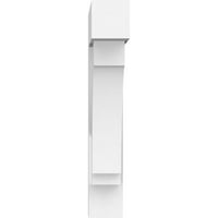 Ekena Millwork 3 W 14 D 18 H Standard Imperial Architectural Osztályú PVC zárójel blokk végekkel
