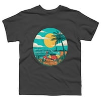 a beach Boys szénszürke grafikus póló-az emberek tervezése