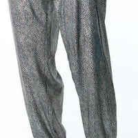 Kiplyki őszi nadrág férfiak Clearance alkalmi csipke-up rugalmas nyomtatási pálya nadrág Zsinóros nadrág