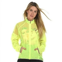 Jone IA-V5YC-női könnyű Breezy kerékpáros kabát, sárga-kicsi