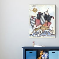 Marmont Hill hajó Reesa Qualia festmény nyomtatás becsomagolt vászon