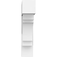 3 W 16 D 16 h szabványos Merced építészeti minőségű PVC konzol blokk végekkel