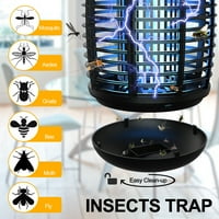 Szúnyog Zapper kültéri és beltéri, nagy teljesítményű vízálló szúnyog gyilkos, 4200v elektronikus szúnyog lámpa beltéri