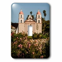 3dRose Amerikai Egyesült Államok Kalifornia, Santa Barbara, misszió és rózsakert-egyetlen kapcsoló