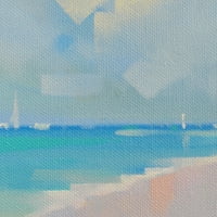 Masterpiece Művészeti Galéria Playa Beach View Ale Hook Krioutchkov Canvas Art Print 24 36