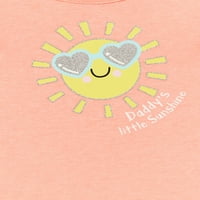 Garanimals kislányok Apu kis napsütés mosolygó nap grafikus test