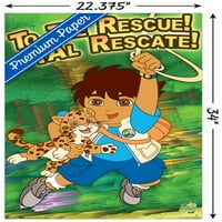 Nickelodeon Go Diego Go-a mentő fal poszter Push csapok, 22.375 34