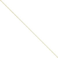 Primal arany 14k sárga arany gyémánt vágott Spiga homár csattal lánc