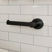 Design House Eastport Kortárs WC-papír tartó fürdőszoba matt fekete