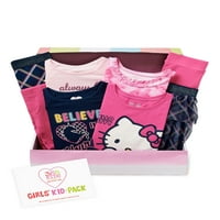 Gyerekek a Garanimals Girls Mi & Match Kid Gift Box, 8 darab, 4-10 méretű