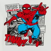 Spider-Man fiúk klasszikus grafikus póló, 2-csomag, méretek XS-XXL