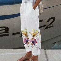 Gaecuw vászon nadrág női nyári Palazzo nadrág rendszeres Fit hosszú nadrág Lounge nadrág Sweatpants alkalmi laza bő