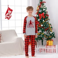 Tawop megfelelő családi pizsama szülő-gyermek meleg Karácsonyi szett nyomtatott Otthoni Viselet pizsama kétrészes gyerek
