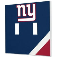 New York Giants Átlós Csíkos Dupla Kapcsoló Kapcsoló Lemez