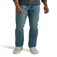 A Wrangler® férfiak és a nagy férfiak korlátlan kényelmi kúpos fitnesz Jean, a Comfort Fle derékpánt méretű 32-46.