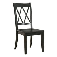 Oakvillepark Hollman étkezőoldali szék, fekete