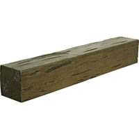 Ekena Millwork 4 H 4 D 84 W Pecky Cypress Fau Wood kandalló kandalló, prémium dió