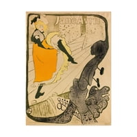 Toulouse-Lautrec, a „Jane Avril” vászon művészete védjegye
