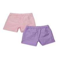 Gyerekek a Garanimals Girls Mi & Match Ruffle Pocket rövidnadrágból, 2-Pack, Méret 4-10