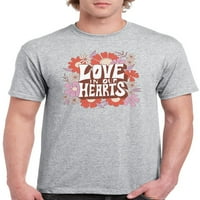 Szeretet A Szívünkben... Férfi póló-Smartprints minták, férfi 5x-nagy