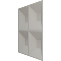 Ekena Millwork 7 8 W 7 8 H Swindon endurawall dekoratív 3D -s falpanel, fényes kabát arany