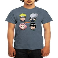 Naruto Shippuden férfi rövid ujjú grafikus póló