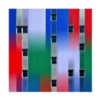 Alfonso Novillo 'Windows A Colors' Canvas Art