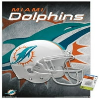 Miami Dolphins - sisak fali poszter push csapokkal, 22.375 34