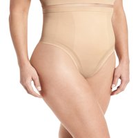 Jockey® Essentials Női Karvacsora magas derékú tanga, hűtő alakzati bugyi, test karcsú fehérnemű, Small-3XL méretű,