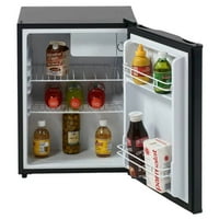Avanti 2. cu. ft. Kompakt hűtőszekrény, Mini hűtőszekrény, fekete színben
